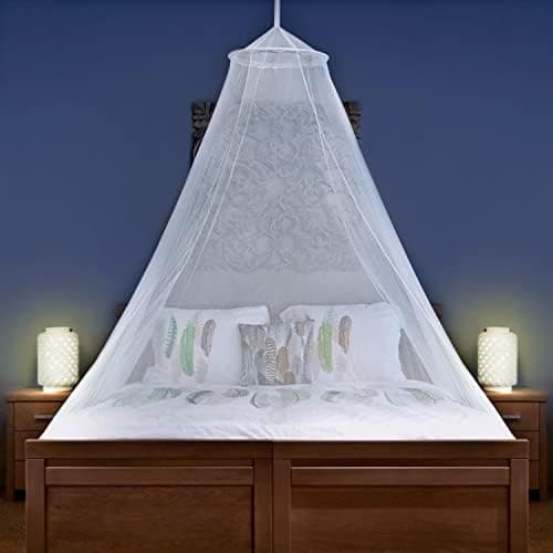 Universal Backpackers Mosquito Net for Single to King-Sized Beds – Fully-Enclosed Bed Canopy for Travel or…
