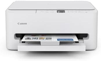 Canon PIXMA TS6520 Wireless Color Inkjet Printer Duplex Printing, White – Home Printer with Copier/Scanner…