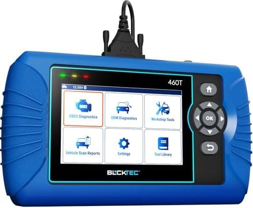 BLCKTEC 460T OBD2 Scanner Car Code Reader Engine ABS SRS Transmission Diagnostic Tool, 12 Reset Services…