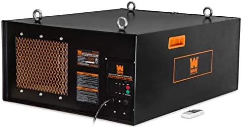 WEN 3417 3-Speed Remote-Controlled Industrial-Strength Air Filtration…
