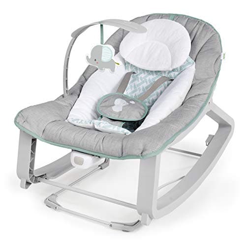 Ingenuity Keep Cozy 3-in-1 Grow with Me Vibrating Baby Bouncer, Seat & Infant to Toddler Rocker, Vibrations &…