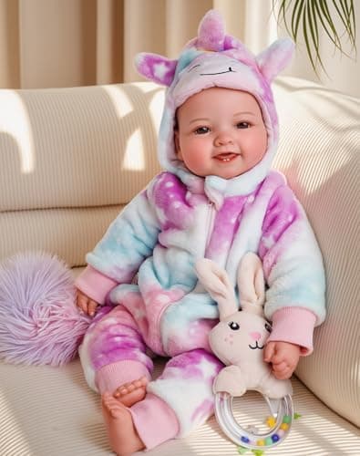 BABESIDE Baby Dolls, 17inch Large Realistic Cute Soft Body Baby Doll Real Life Baby Dolls with Accessories…