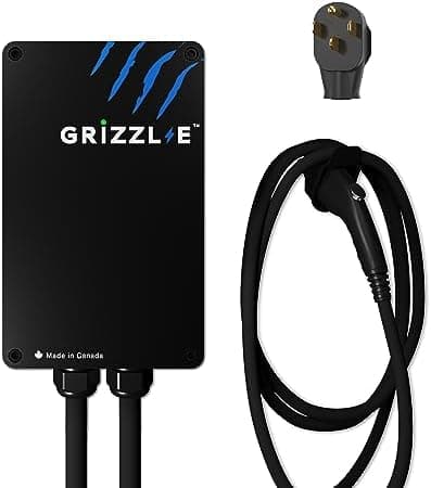Grizzl-E Classic, Level 2 240V / 40A Electric Vehicle (EV) Charger, UL Certified, Metal Case Enclosure…