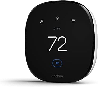 ecobee Smart Thermostat Enhanced - Programmable Wifi Thermostat - Works with Siri, Alexa, Google Assistant…
