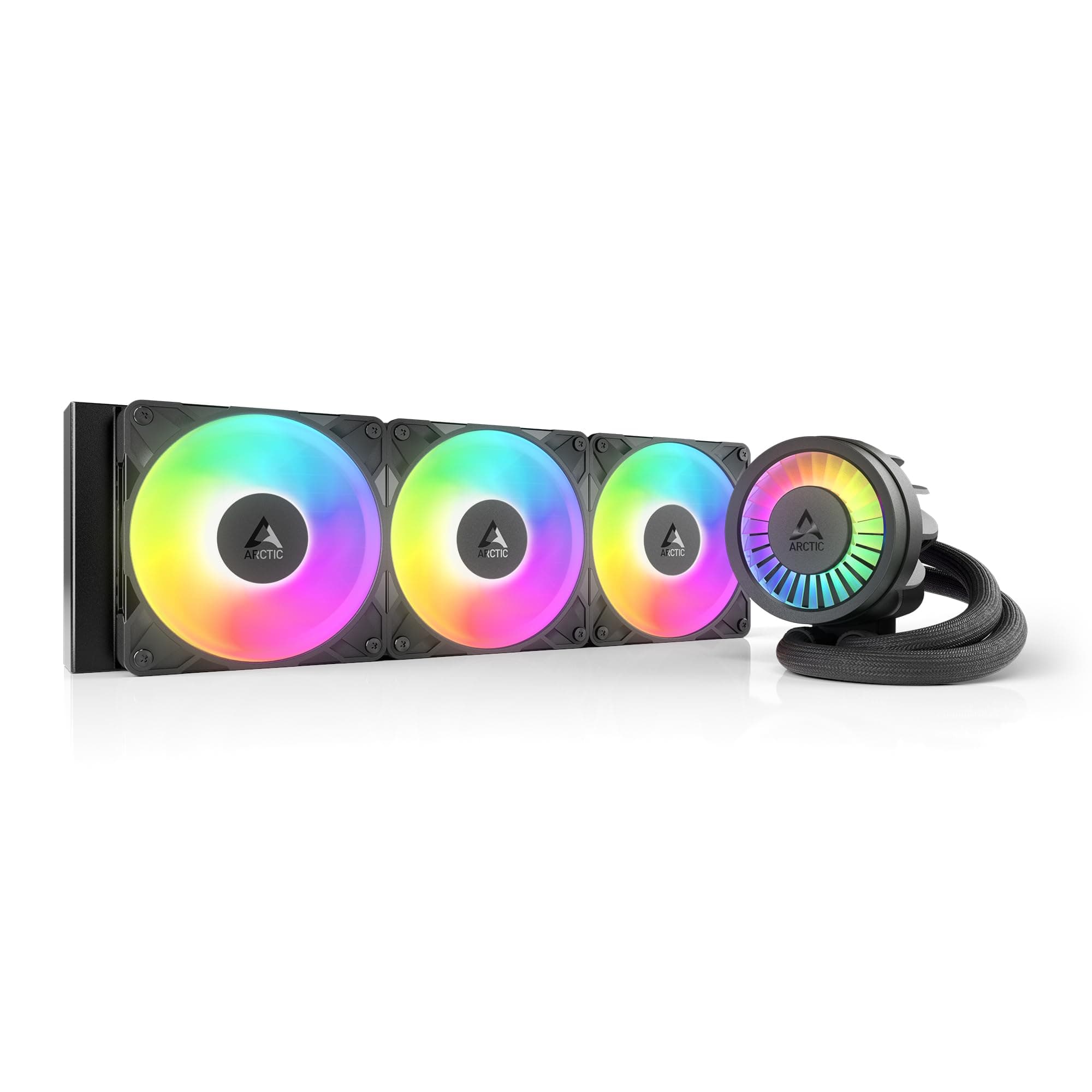 ARCTIC Liquid Freezer III Pro 360 A-RGB - AIO CPU Cooler, 3 x 120 mm Water Cooling, 38 mm Radiator, PWM Pump…