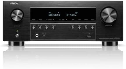 Denon AVR-S970H 8K Ultra HD 7.2 Channel (90W X 7) AV Home Audio Receiver, Built for Gaming, Music Streaming…