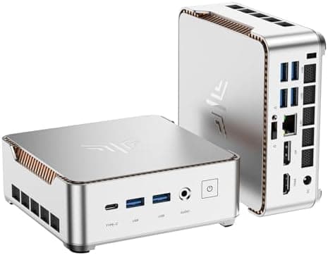 KAMRUI Pinova P2 Mini PC 16GB RAM 512GB SSD, AMD Ryzen 4300U(Beats 10110U/3500U/N95,Up to 3.7GHz,4C/8T)Mini…