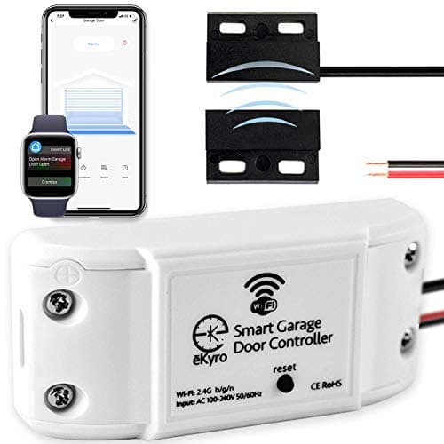 eKyro Smart Garage Door Opener - Universal WiFi Remote Controller Compatible with Alexa, Google Home, iPhone…