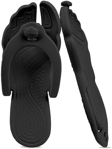 ZOORON Flip Flops for Women Men Travel Slippers Shower Shoes Foldable Bathroom Camp Beach Sandals Lightweight…
