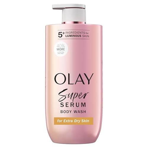 Olay Super Serum Body Wash for Extra Dry Skin, 24hr Long Lasting Rich Hydration, 5+ Ingredient Complex for…