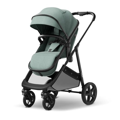 Mompush Wiz 2 in 1 Baby Stroller with Infant Pramette Mode, One Hand Fold Convertible Newborn to Toddler…