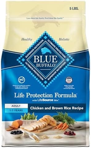 Blue Buffalo Life Protection Formula Adult Dry Dog Food, Helps Build and Maintain Strong Muscles, Made with Natural Ingredients…