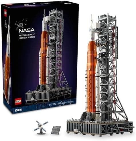 LEGO Icons NASA Artemis Space Launch System - DIY Rocket Model Building Set for Adults, Ages 18+ - Gifts for…