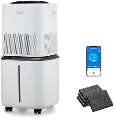 LEVOIT Superior 6000S Smart Evaporative Humidifiers for Home Whole House up to 3000ft², 23L, Last 72-Hour…