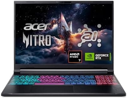 Acer Nitro V 16S AI Gaming Laptop | AMD Ryzen 7 260 Processor | NVIDIA GeForce RTX 5060 Laptop GPU (572 AI…