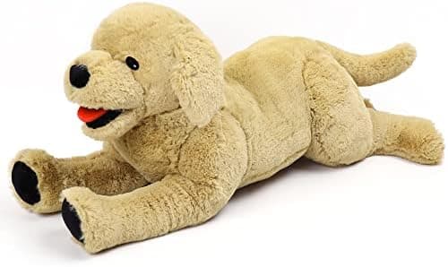 LotFancy Dog Stuffed Animals Plush, 21" Soft Cuddly Golden Retriever Plush Toys, Large Stuffed Dog, Puppy Dog…