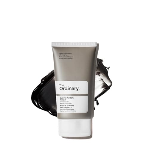 The Ordinary Salicylic Acid 2% Masque, Clarifying Charcoal & Clay Mask for Blemish-Prone Skin, 1.7 Fl Oz…