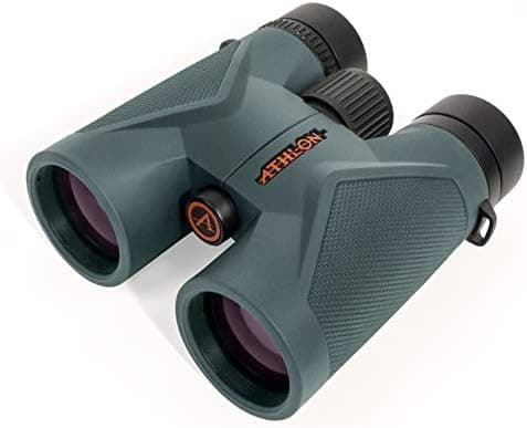 Athlon Optics 8x42 Midas UHD Gray Binoculars with ED Glass for Adults and Kids, High-Powered Binoculars for…