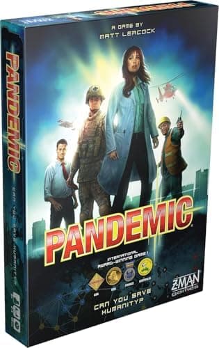 Pandemic Board Game - Cooperative Strategy for Adults & Families, Stop Global Disease Outbreaks, Adult Board…