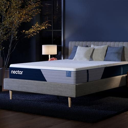 Nectar Classic Hybrid 12” Twin Mattress - Medium Firm - Memory Foam & Innerspring Coils - Cooling Top Layer…
