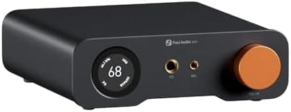 Fosi Audio ZH3 DAC Headphone Amp, Fully Balanced Preamp with AKM4493SEQ XMOS XU316 PCM 768kHz for Amplifiers…