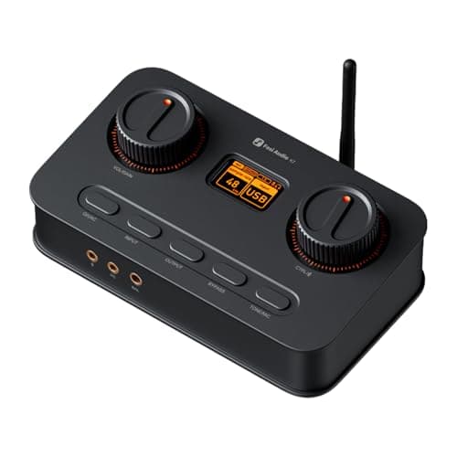 Fosi Audio K7 DAC Headphone Amp, Desktop USB C Digital to Analog Audio Converter for Workspace and Gaming PC…