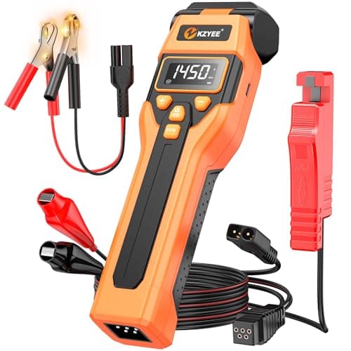 KZYEE KT80 Digital Inductive Timing Light with Tachometer (RPM), Advance, Dwell & 0-35V Voltage Test, 60°…