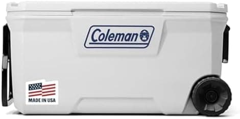 Coleman Marine Cooler with Fully Insulated UV Guard Lid & Body, Keeps Ice for 3+ Days, Great for Boating &…