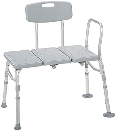 Drive Medical Tub Transfer Bench for Bathtub - Safer, Independent Bathing Aid - Height Adjustable Bench…