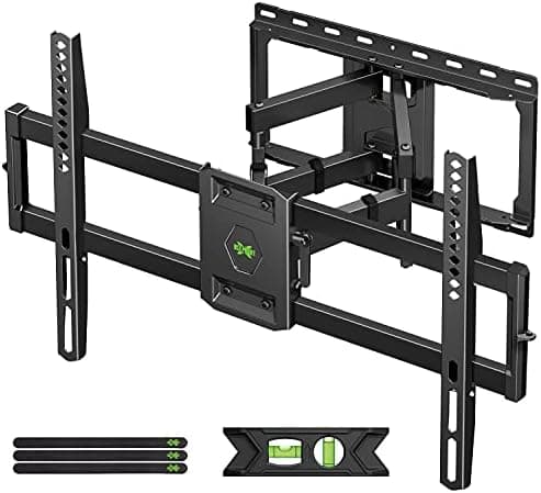USX Mount Full Motion TV Wall Mount for Most 42-90 inch Flat Screen/LED/4K, TV Mount Bracket Dual Swivel…