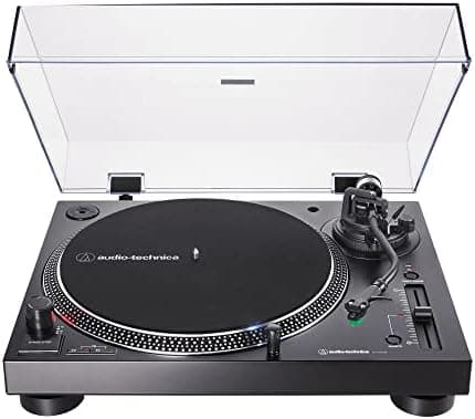 Audio-Technica AT-LP120XUSB-BK Direct-Drive Turntable (Analog & USB), Fully Manual, Hi-Fi, 3 Speed, Convert…