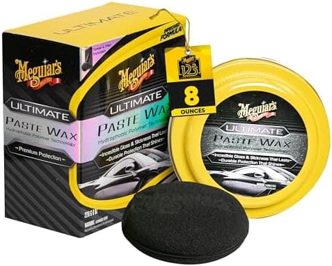 Meguiar's Ultimate Paste Wax, Premium Car Wax for a Deep Gloss with Lasting Protection, Easy to Apply and…