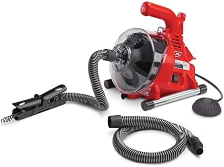 RIDGID 55808 PowerClear 120-Volt Drain Cleaning Machine Kit for Tubs, Showers, and Sinks, Drain Cleaner…