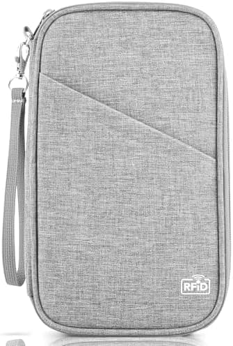 TOPBAG Passport Holder Family, Women Rfid Blocking Passport Wallet, Travel Document Organizer for Premium…