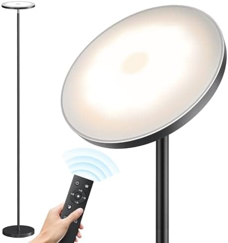SUNMORY Floor Lamps for Living Room, 32W/3000LM Super Bright LED Floor Lamp with Remote Control, 69" Tall…