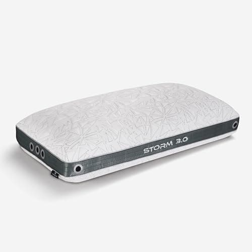 Bedgear Storm Performance Pillow, 3.0 Cooling Pillow for Side Sleepers, Medium Firm Support, Ver-Tex Cooling…