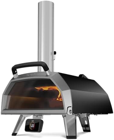 Ooni Karu 2 Pro Multi-Fuel Pizza Oven - Wood and Gas Outdoor Pizza Oven with Pizza Stone & Integrated Thermometer, Pizza Oven…