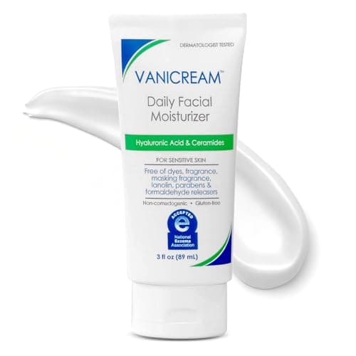 Vanicream Daily Facial Moisturizer With Ceramides and Hyaluronic Acid - Formulated Without Common Irritants…