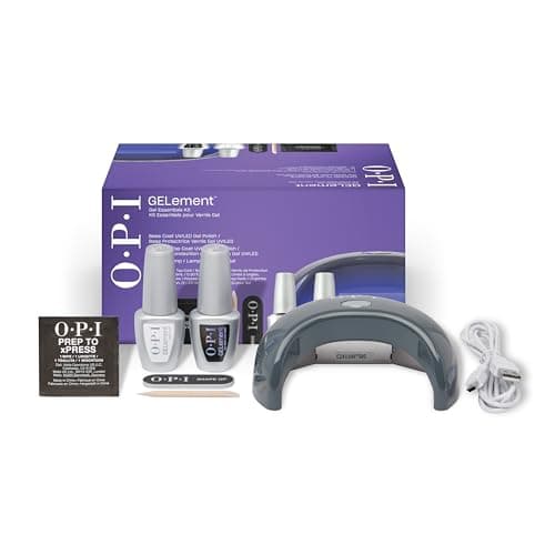 OPI GELement LED Cure Gel Nail Polish System | DIY Salon Quality | Assorted Colors, Base & Top Coat | LED…
