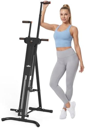Relife Stair Stepper, Vertical Climber Exercise Machine for Home Gym, Stair Climber with 4 Metal Guide Rails…
