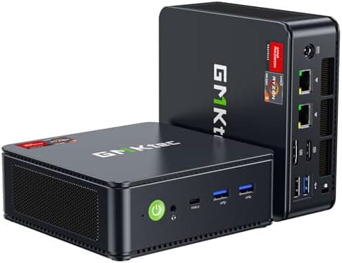 GMKtec M6 Ultra Gaming Mini PC Ryzen 7640HS (Upgraded 6600H/ 6800U), 32GB RAM DDR5 1TB SSD Dual NIC LAN…