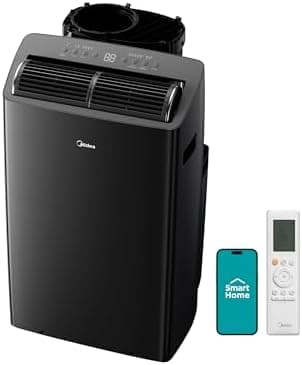 Midea Duo 12,000 BTU (10,000 BTU SACC) High Efficiency Inverter, Ultra Quiet Portable Air Conditioner, Cools…