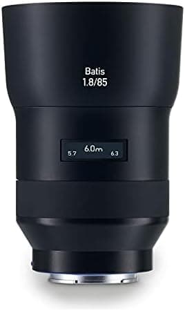ZEISS Batis 85mm f/1.8 Lens for Sony E Mount Mirrorless Cameras, Black