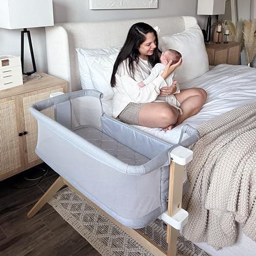 Newton Baby Bassinet & Bedside Sleeper with Mattress & Sheet - Ultra-Breathable & Completely Washable…