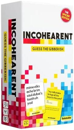Incohearent by Relatable – Guess the Gibberish Party Game for Adults, Funny Card Game Activity for Groups…