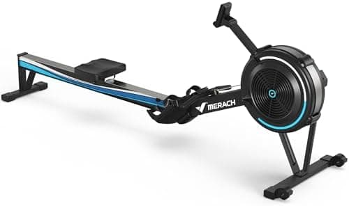 MERACH Professional Indoor Rowing Machine, Adjustable Air Resistance Rowing Machines for Home, Ergonomic…