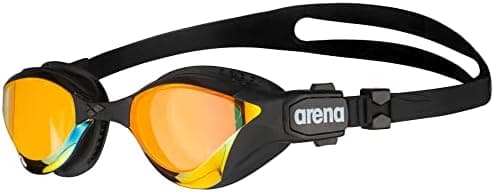 ARENA Unisex Adult Cobra Tri Swimming Goggles for Triathlon and Fitness Swipe Anti-Fog Wide Vision Mirror Lens