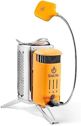 BioLite CampStove 2+ Wood Burning, Electricity Generating & USB Charging Camp Stove