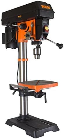 WEN 12-Inch Benchtop Drill Press, 6.2-Amp Variable Speed Motor with Cast Iron Construction, Laser and LED Work Light (DP1263V)