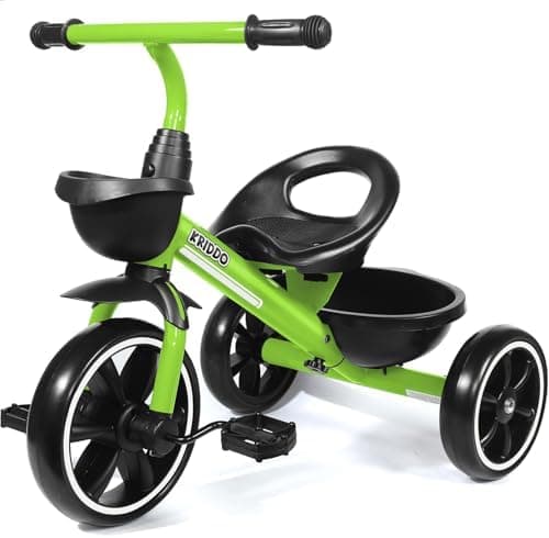 KRIDDO Tricycles Age 24 Month to 4 Years, Toddler Kids Trike for 2.5 to 5 Year Old, Gift for 2-4 Year Olds…